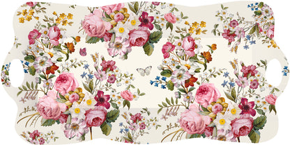 Tray w/handles Blooming OPULENCE