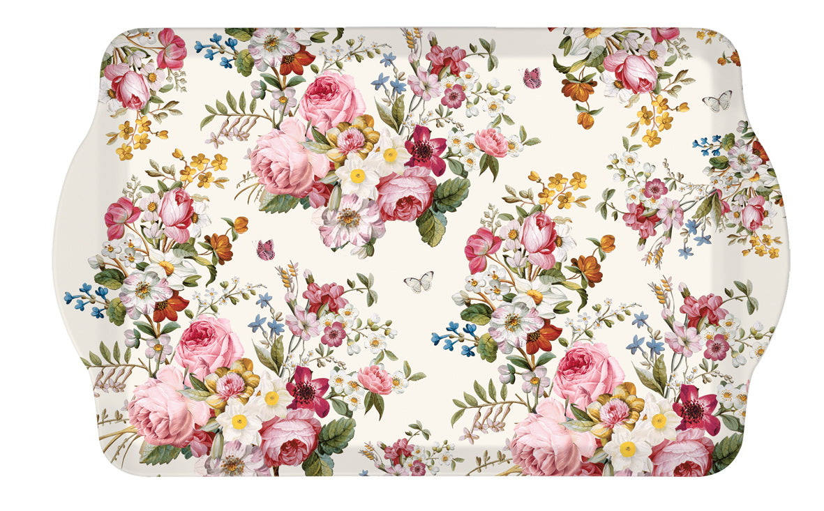 Tray w/handles Blooming OPULENCE
