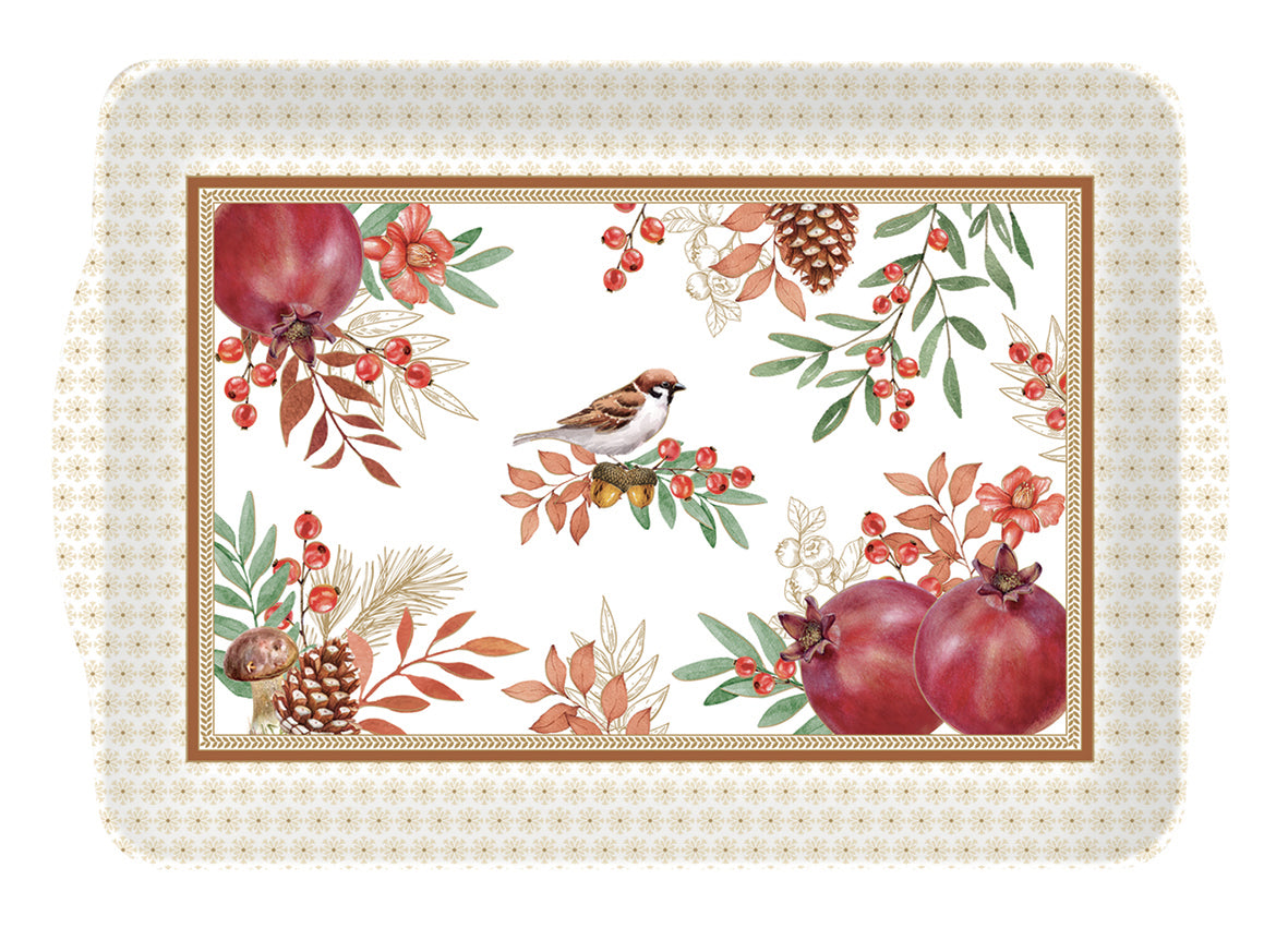 Tray w/handles Autumn Symphony(Melamine)