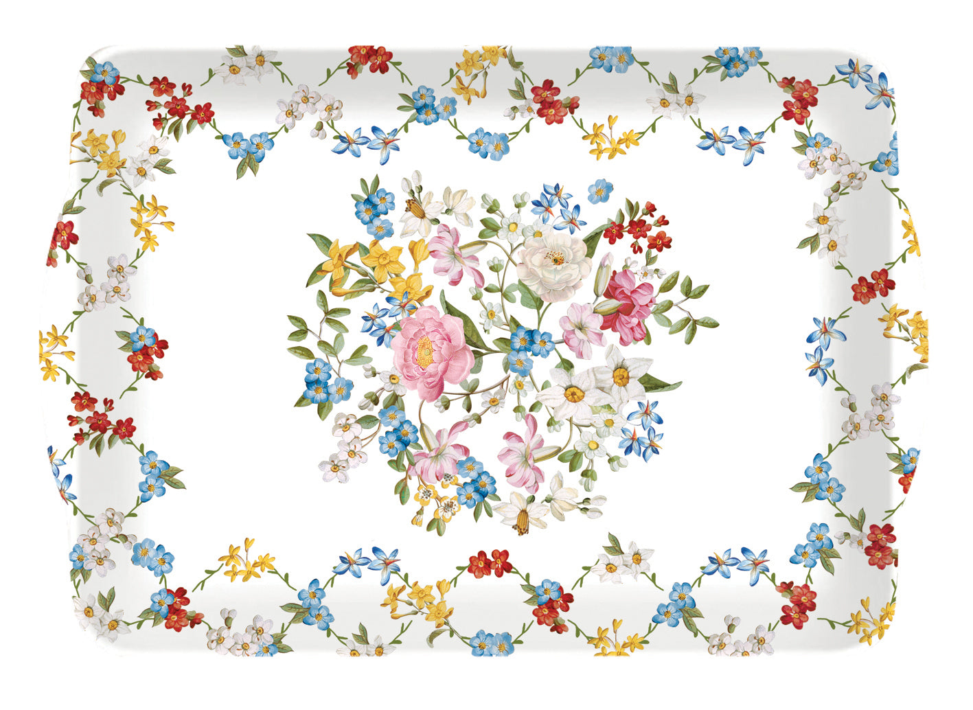 Tray w/handles Garden Dreams (Melamine)
