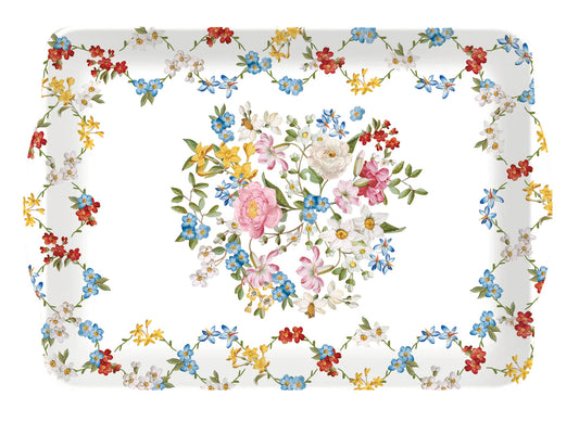 Tray w/handles Garden Dreams (Melamine)