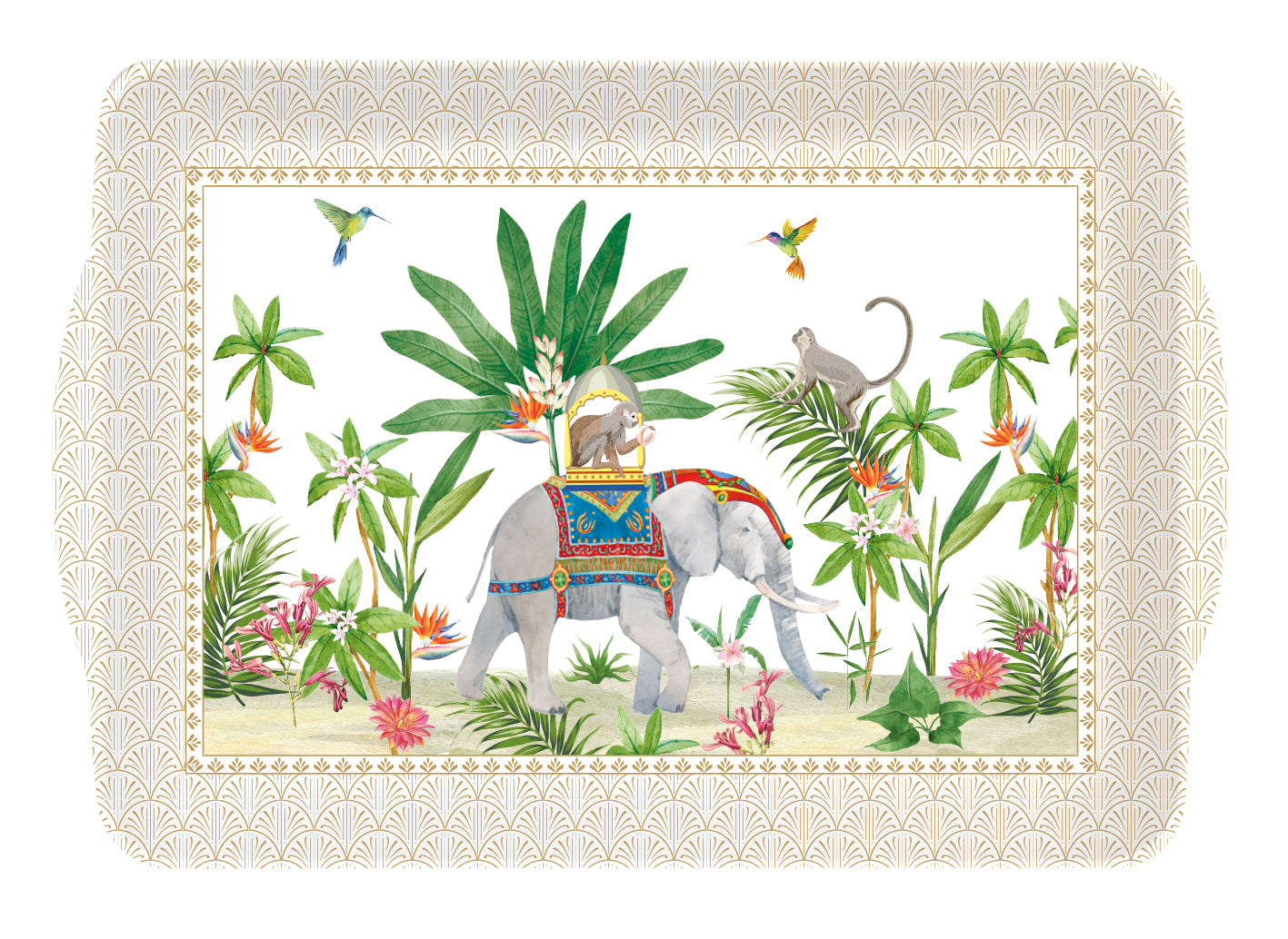 Tray w/handles MARAJAH (Melamine)