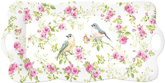 Tray w/handles spring time (Melamine)