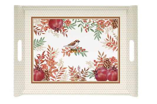 Tray w/handles Autumn Symphony(Melamine)