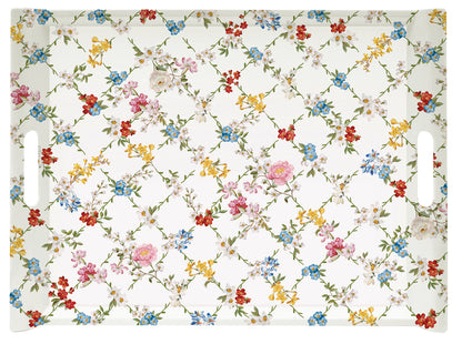 Tray w/handles Garden Dreams (Melamine)