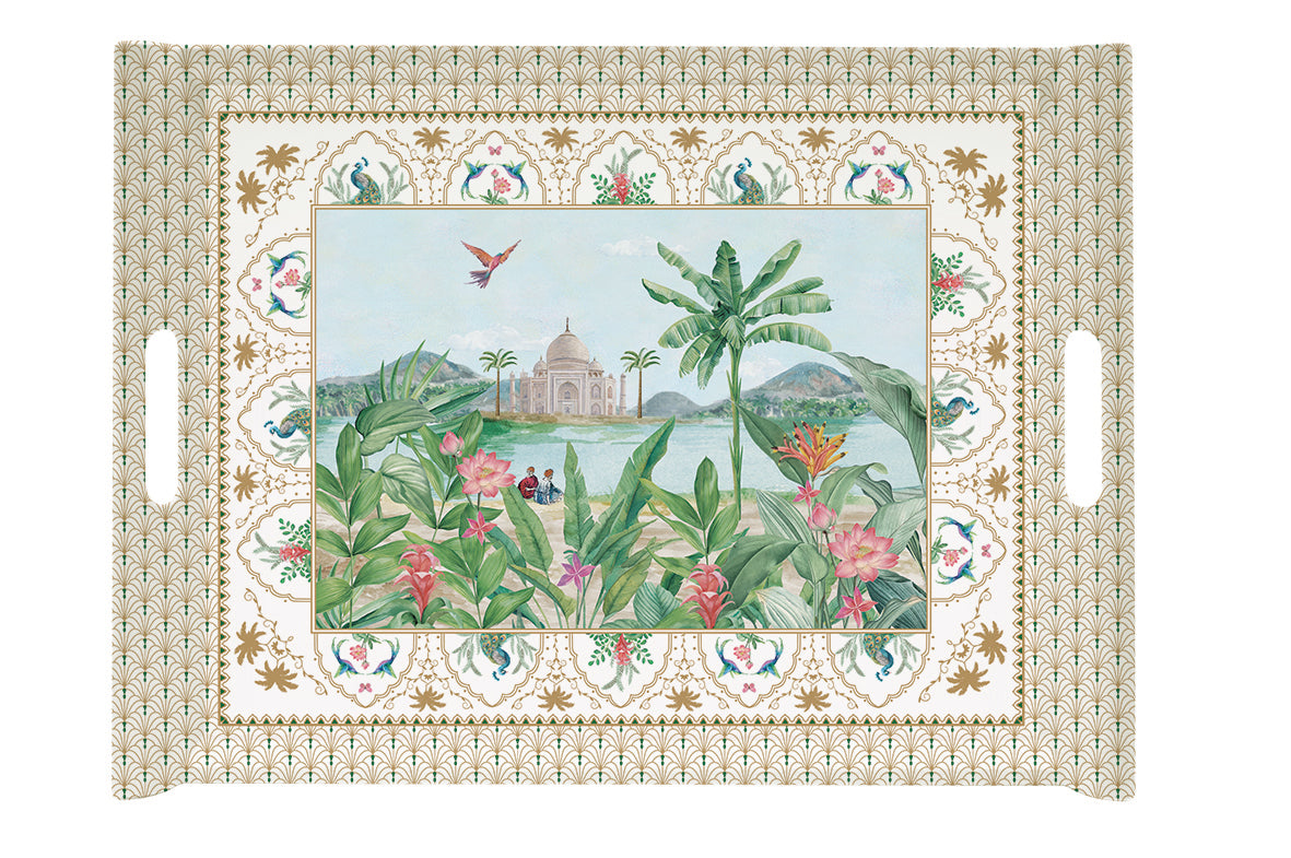 Tray w/handles Paradise Sauvage(Melamine)