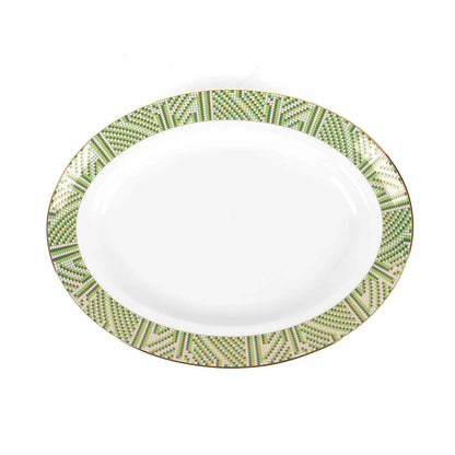 Green Verde 21 Pc Dinner Set