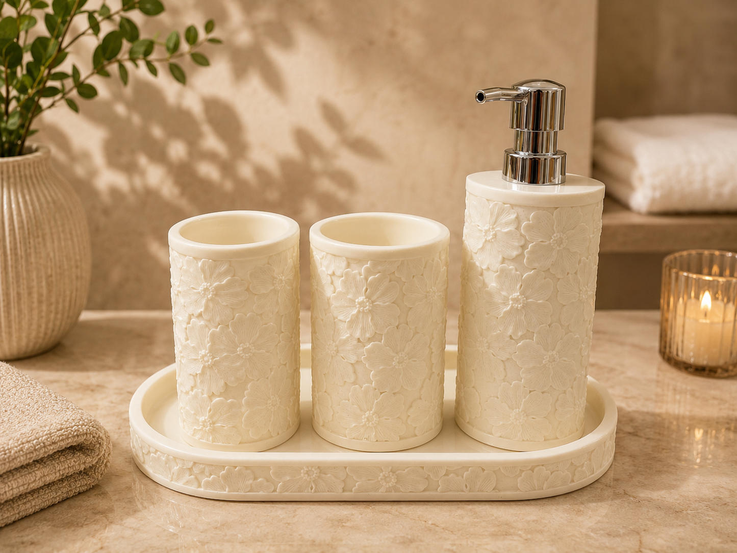 Bloom Bath Accessory Set
