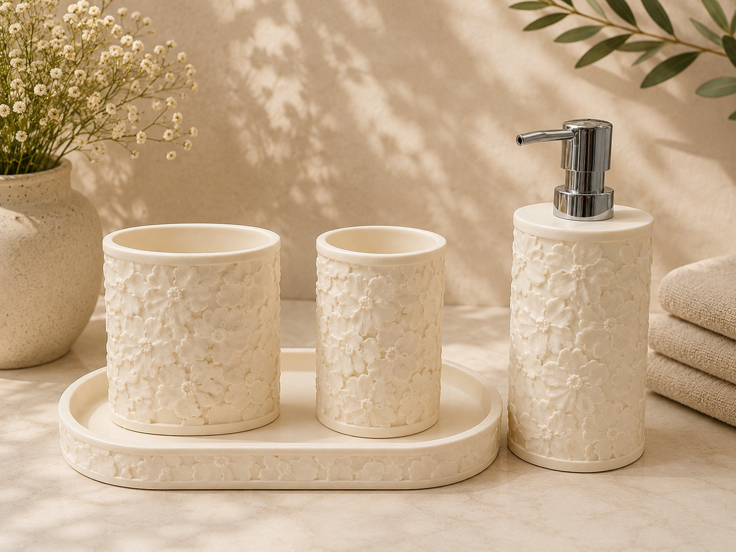 Bloom Bath Accessory Set