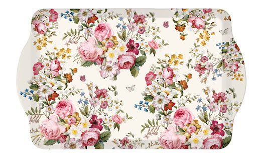 Tray w/handles Blooming OPULENCE